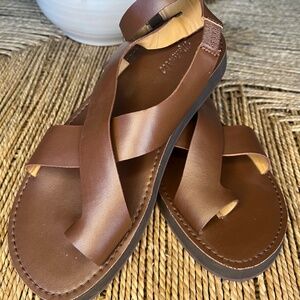 Madewell Women’s Brown Leather Sandals Size 7.5 – New Without Tags